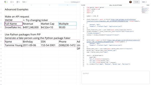 Screenshot of Quadratic